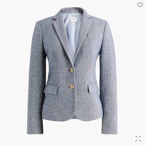 J. Crew Factory Herringbone Schoolboy Blazer